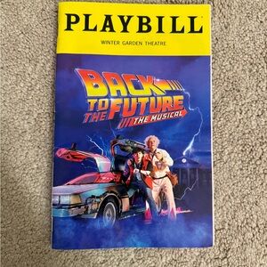 Back to the Future: The Musical Playbill
